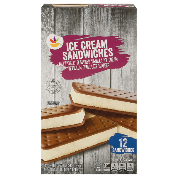 Frozen Dessert Store Brand Ice Cream Sandwiches hero