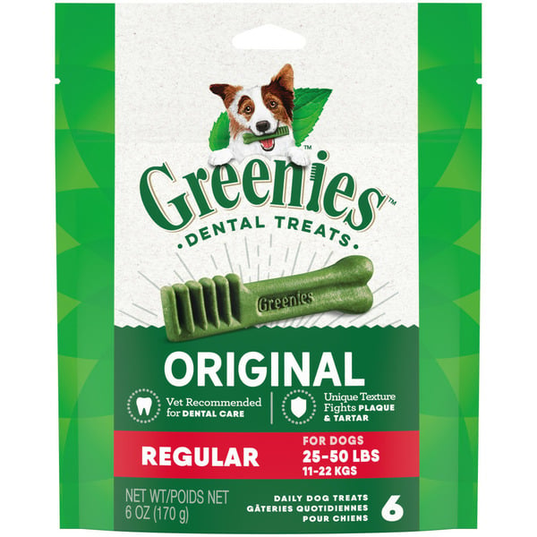 GREENIES Original Regular Daily Dental Treats for Dogs hero