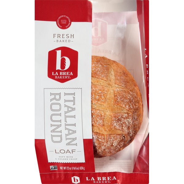 Bread La Brea Loaf, Italian, Round hero