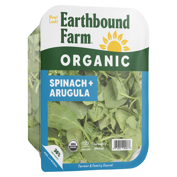 Fresh Vegetables Earthbound Farm Organic Spinach & Arugula hero