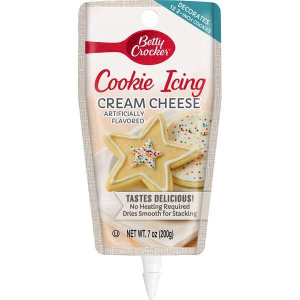 Baking Supplies & Decor Betty Crocker Cookie Icing, Cream Cheese hero