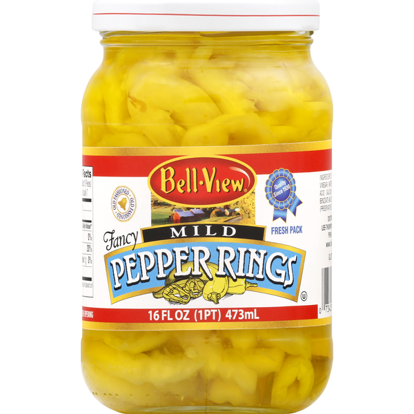 Canned & Jarred Vegetables Bell-View Pepper Rings, Mild, Fresh Pack hero