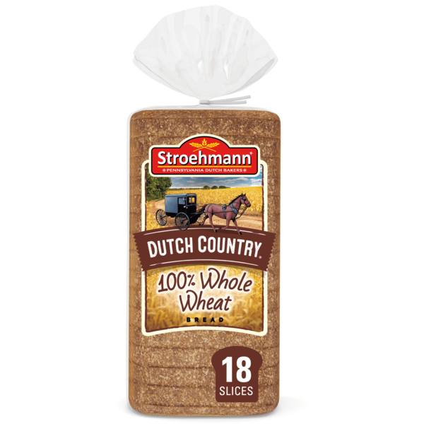 Bread Stroehmann Dutch Country, Whole Wheat Bread hero