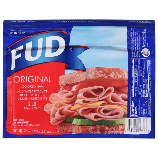 Lunch Meat FUD Cooked Ham, Original hero