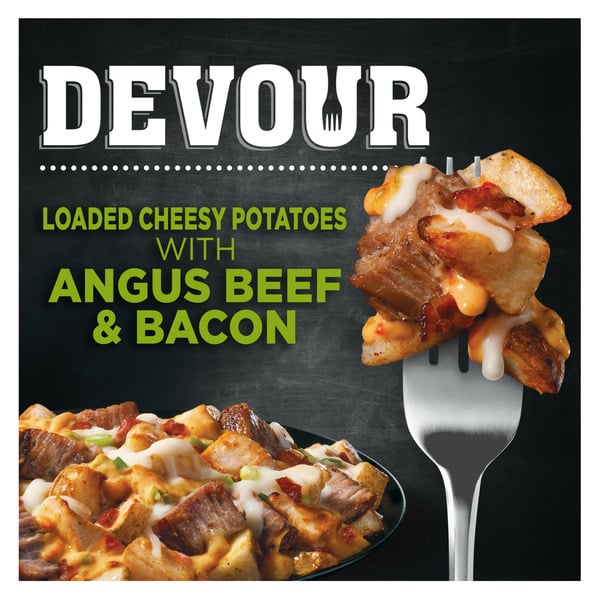 Frozen Meals DEVOUR Loaded Cheesy Potatoes with Angus Beef & Smoked Bacon Frozen Meal hero