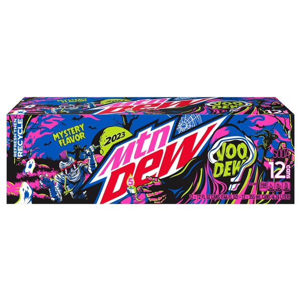 Soft Drinks Mountain Dew Soda, Mystery Flavor hero