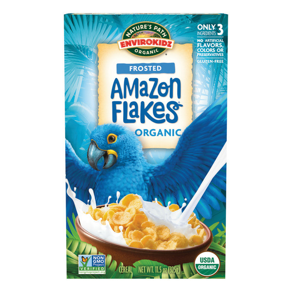 Cereal Nature's Path EnviroKidz Amazon Frosted Flakes Cereal hero