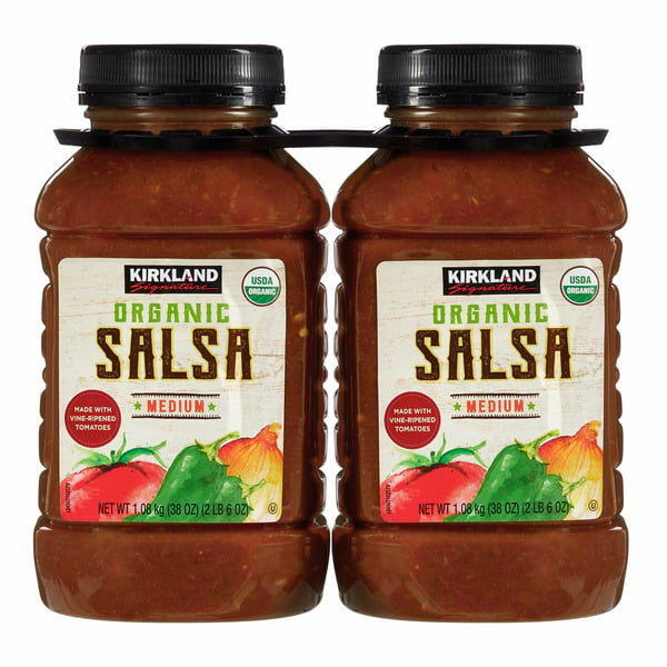 Condiments, Dressing & Sauces Kirkland Signature Organic Salsa, 2 x 38 Oz hero