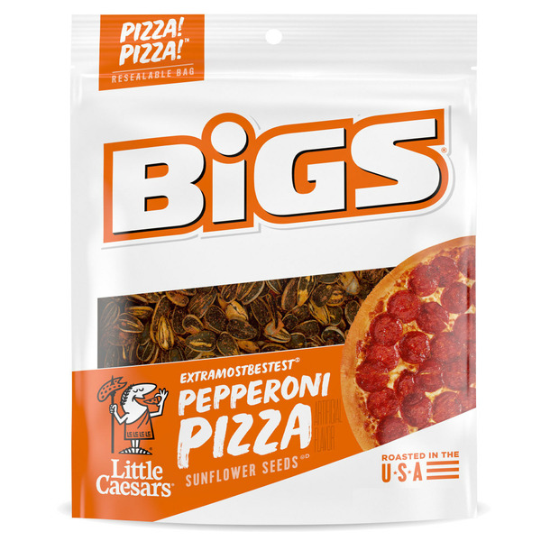 Nuts, Seeds & Dried Fruit BIGS Little Caesars Pepperoni Pizza Sunflower Seeds hero