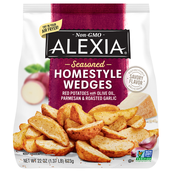 Appetizers & Sides Alexia Wedges, Seasoned, Homestyle hero