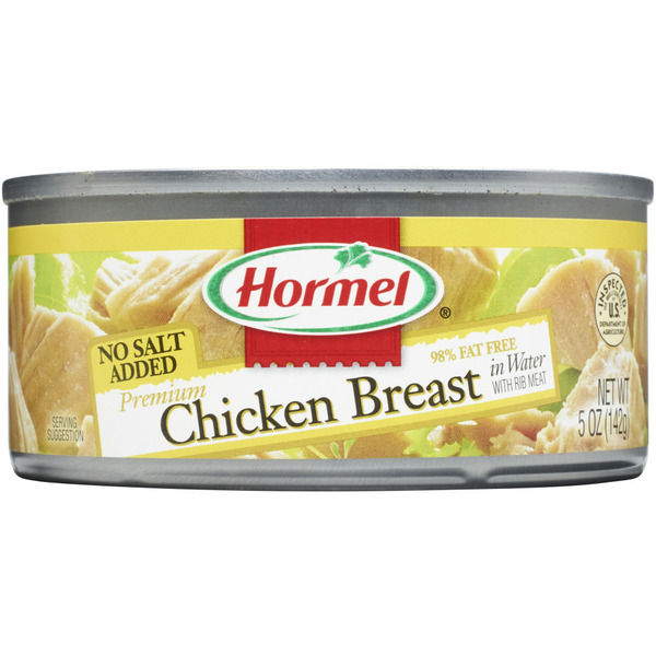 Canned Meat & Seafood Hormel Premum Chicken Breast No Salt Added hero