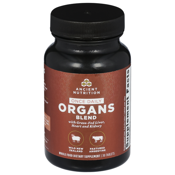 Dietary Supplements Ancient Nutrition Organs Blend, Once Daily, Tablets hero