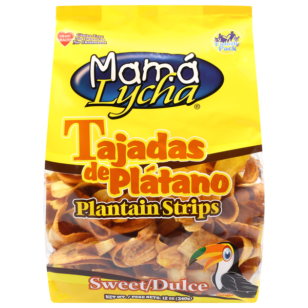 Chips & Pretzels Mamá Lycha Plantain Strips, Sweet hero