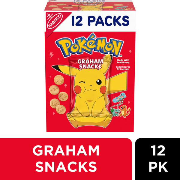 Nabisco Pokemon Graham Snacks, Graham Cracker Snack Cookies hero