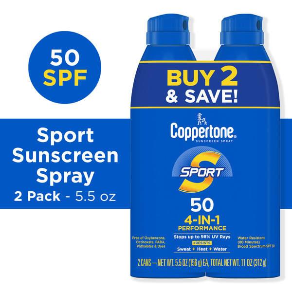 Body Lotions & Soap Coppertone Sunscreen Spray SPF 50 hero