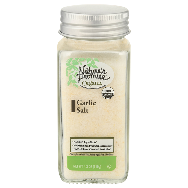 Baking Ingredients Nature's Promise Organic Garlic Salt hero