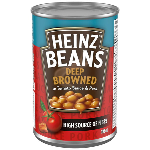 Canned Meals & Beans Heinz Deep-Browned Beans with Pork & Tomato Sauce hero