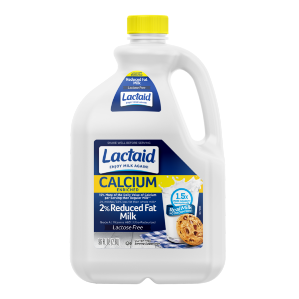 Milk Lactaid 2% Reduced Fat Milk Calcium Enriched hero