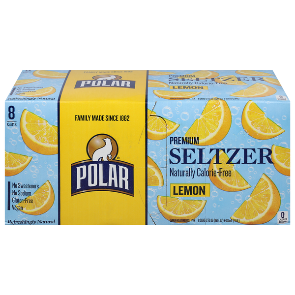 Polar Seltzer, Premium, Lemon hero