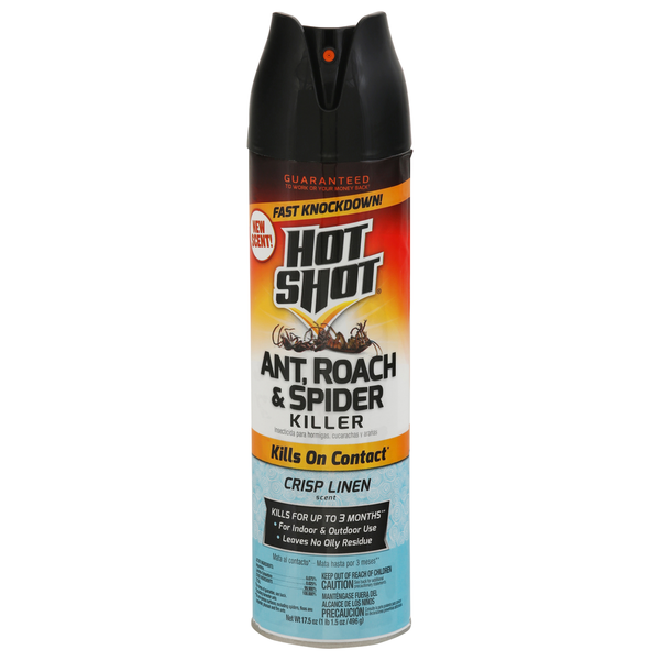 More Household Hot Shot Ant, Roach & Spider Killer, Crisp Linen Scent hero