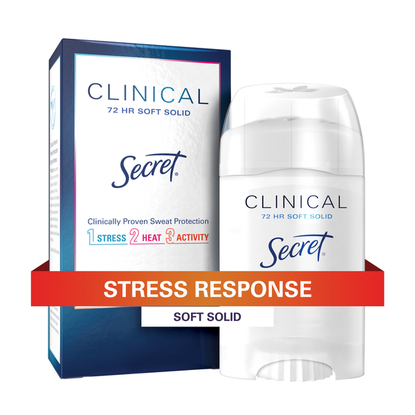 Deodorants Secret Clinical Strength Smooth Solid Women's Antiperspirant & Deodorant Stress Response hero