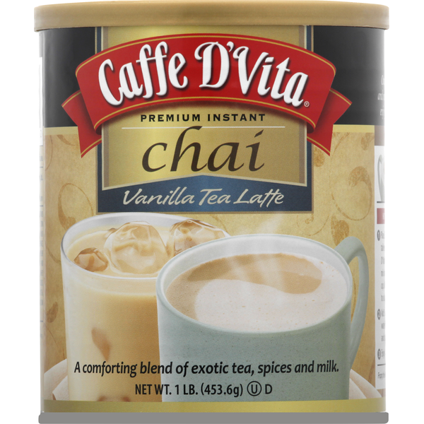 Tea Caffe D'Vita Chai, Instant, Premium, Vanilla hero