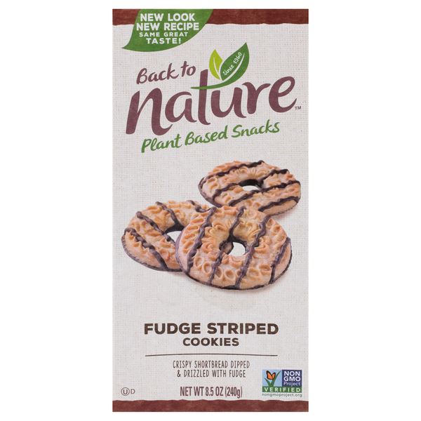 Cookies & Cakes Back to Nature Cookies, Fudge Striped hero