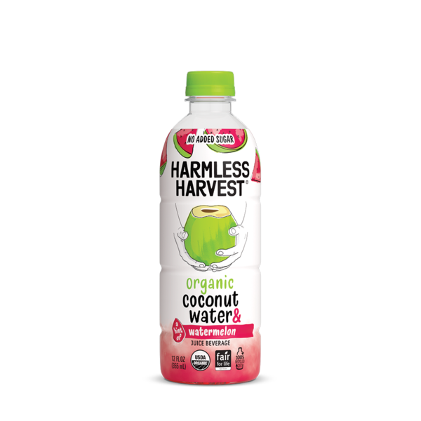 Harmless Harvest Hint of Watermelon Organic Coconut Water hero