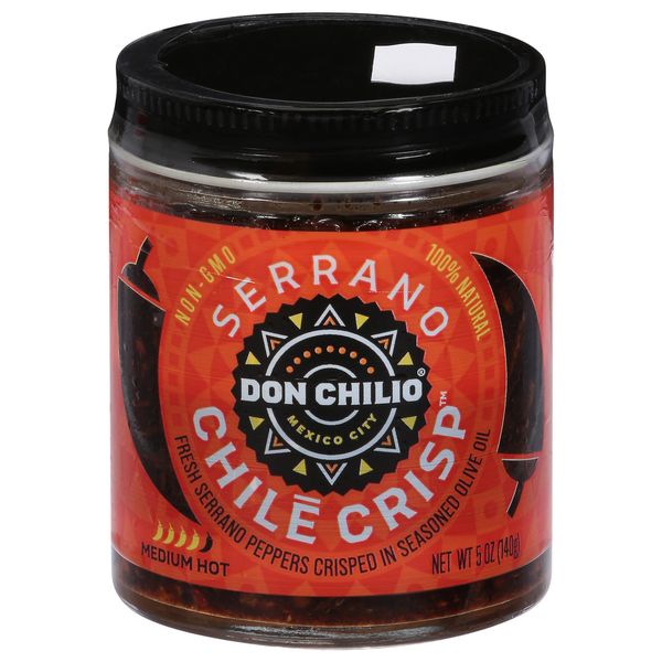 Latino Foods Don Chilio Chile Crisp, Serrano, Medium Hot hero