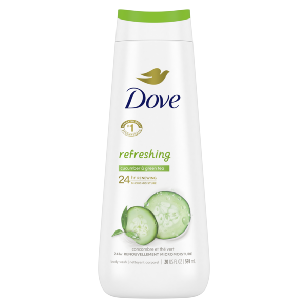 Body Lotions & Soaps Dove Body Wash Refreshing Cucumber and Green Tea hero