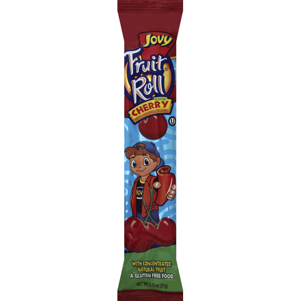 Fruit & Vegetable Snacks Jovy Fruit Roll, Cherry Flavor hero