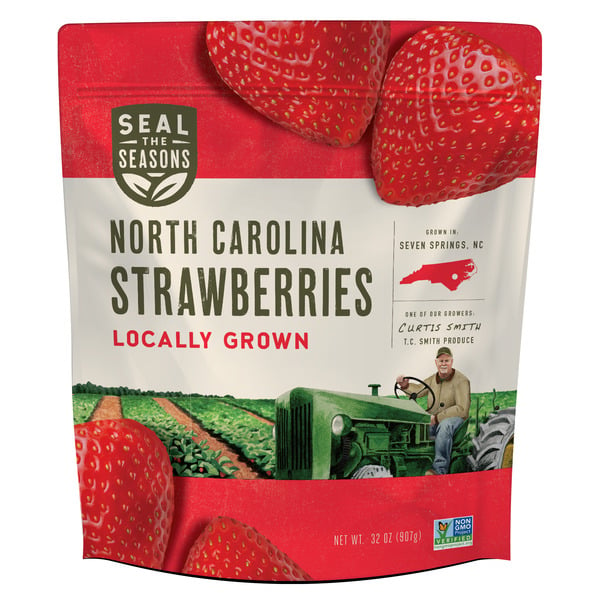 Frozen Produce Seal the Seasons North Carolina Strawberries hero