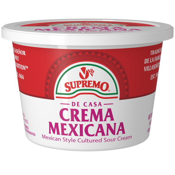 Other Creams & Cheeses V&V Supremo Crema Mexicana De Casa, Mexican Style Sour Cream hero