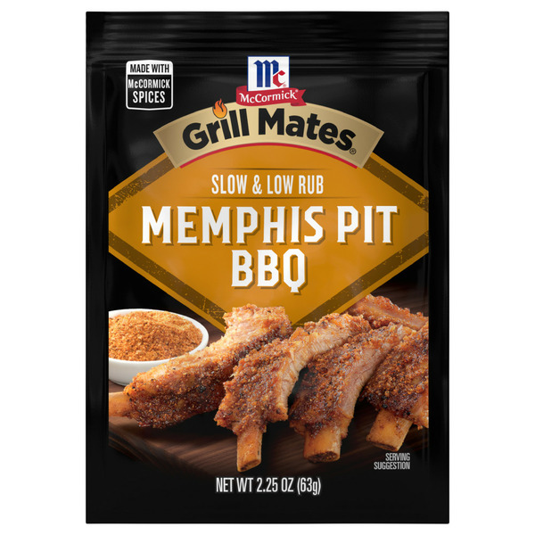 Marinades & Meat Preparation McCormick® Slow & Low Memphis Pit BBQ Rub hero