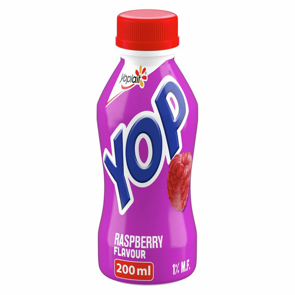 Yoplait Yop 1% Drinkable Yogurt, Raspberry, Yogurt Drink hero