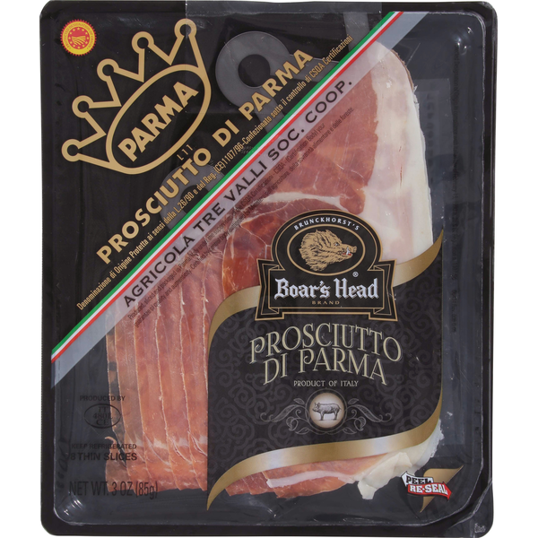 Lunch Meat-Prepackaged Boar's Head Prosciutto Di Parma Thin Slices hero