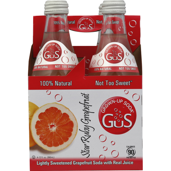 Soft Drinks GuS Soda, Star Ruby Grapefruit hero