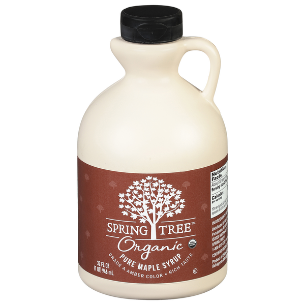 Honeys, Syrups & Nectars Spring Tree Maple Syrup, Pure, Organic hero