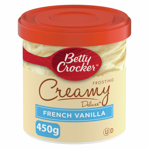 Baking Supplies & Decor Betty Crocker French Vanilla Creamy Deluxe Frosting hero