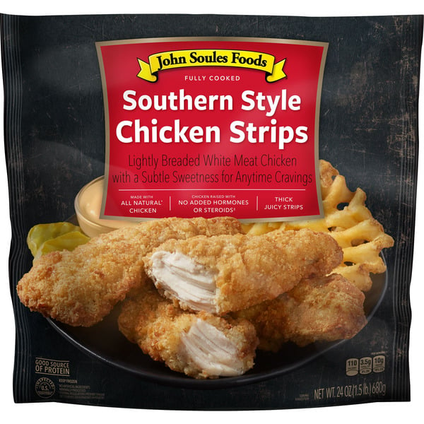 Frozen Meat & Seafood John Soules Foods Southern Style Chicken Strips, Frozen hero