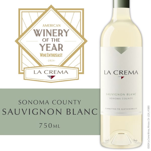 White La Crema Sauvignon Blanc Sonoma County White Wine hero