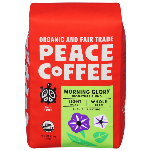 Coffee Peace Coffee Morning Glory Organic Whole Bean Coffee hero