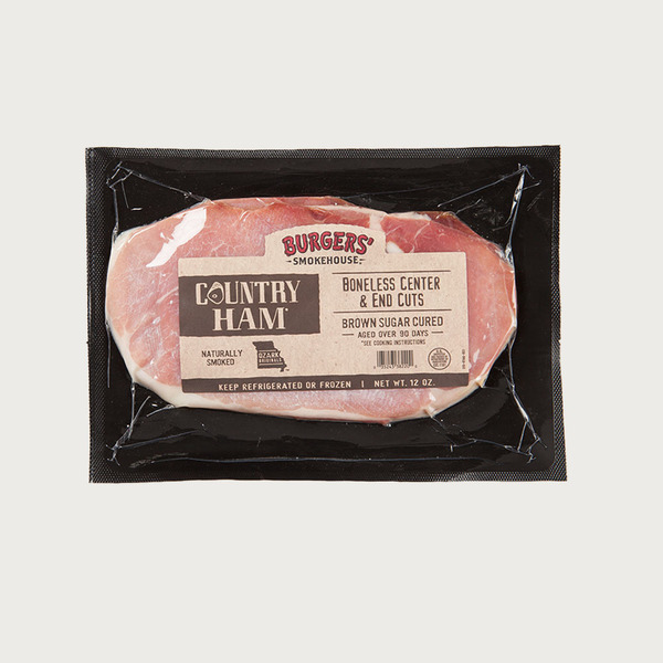 Packaged Meat Burgers' Smokehouse Boneless Center & End Cuts Country Ham hero