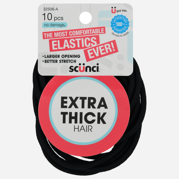 Hair Care scünci Elastics, Extra Thick Hair, No Damage hero