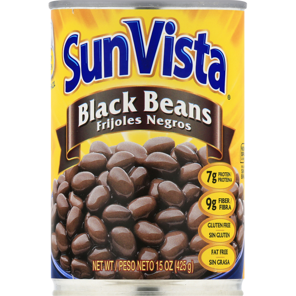 Canned Meals & Beans SunVista Black Beans hero