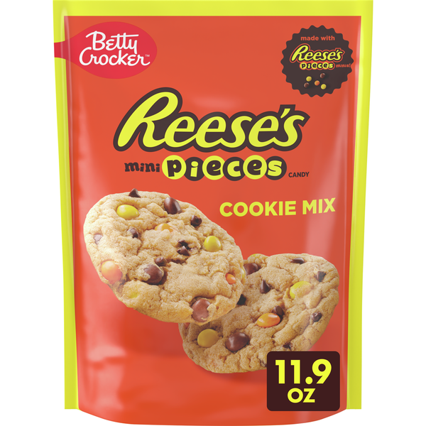 Doughs, Gelatins & Bake Mixes Betty Crocker Peanut Butter Cookie Mix With REESE'S PIECES Minis Candy hero