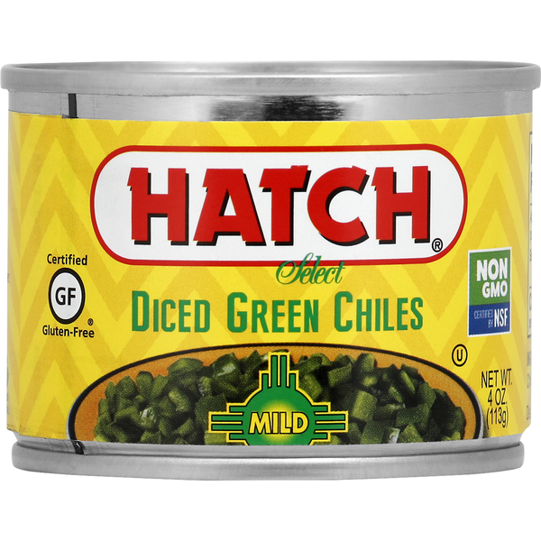 Canned & Jarred Vegetables HATCH Diced Green Chili Mild hero