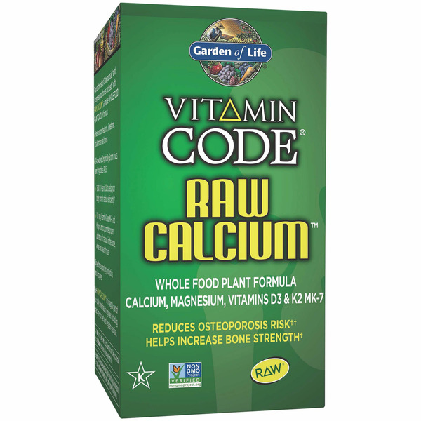 Calcium Garden of Life Raw Calcium, Vegetarian Capsules hero