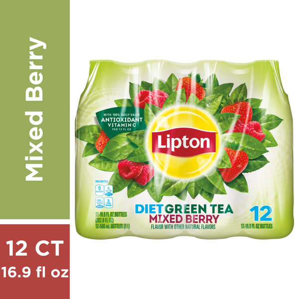 Tea Lipton Diet Green Tea Mixed Berry - Pack hero