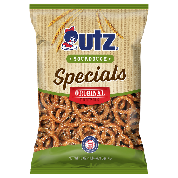 Chips & Pretzels Utz Sourdough Specials Original Pretzels hero